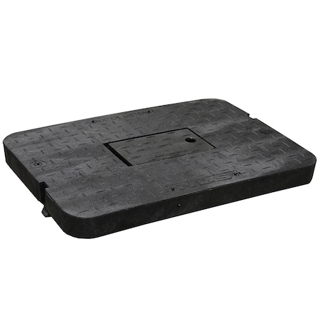 Jones Stephens 15in. Black Reader Lid for Jumbo Water Meter Box M15005